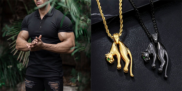 Iced Panther Pendant